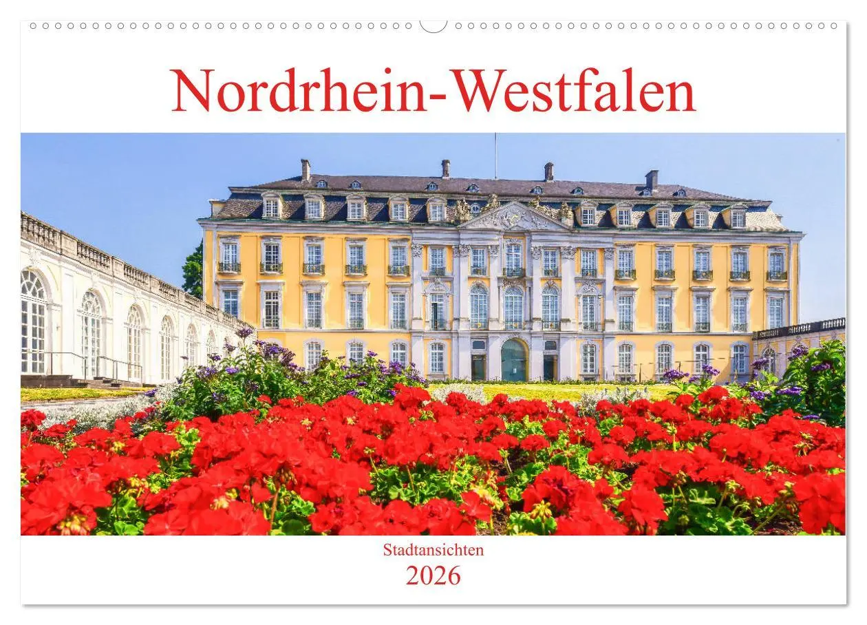 Cover: 9783457799550 | Nordrhein-Westfalen - Stadtansichten (Wandkalender 2026 DIN A2...