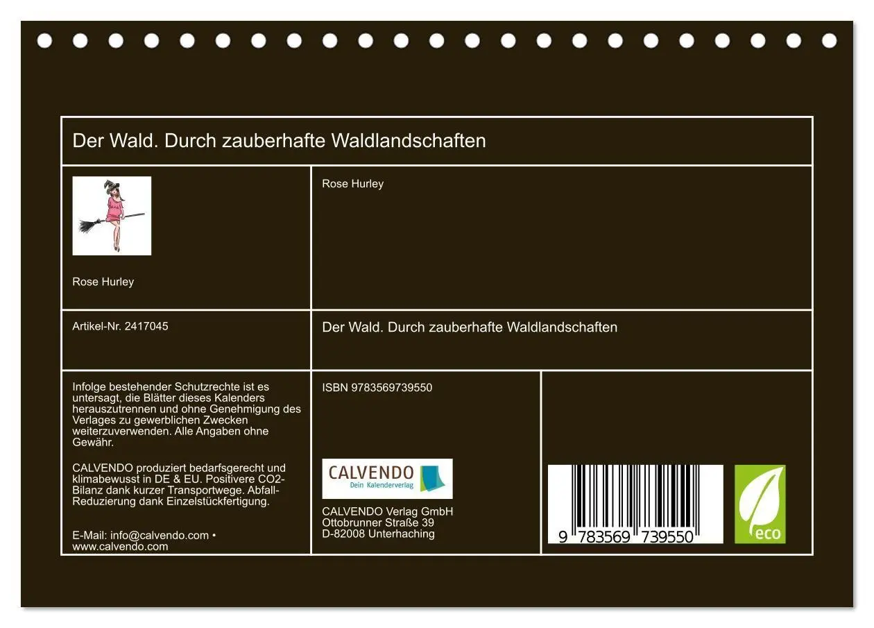 Bild: 9783569739550 | Der Wald. Durch zauberhafte Waldlandschaften (Tischkalender 2027...