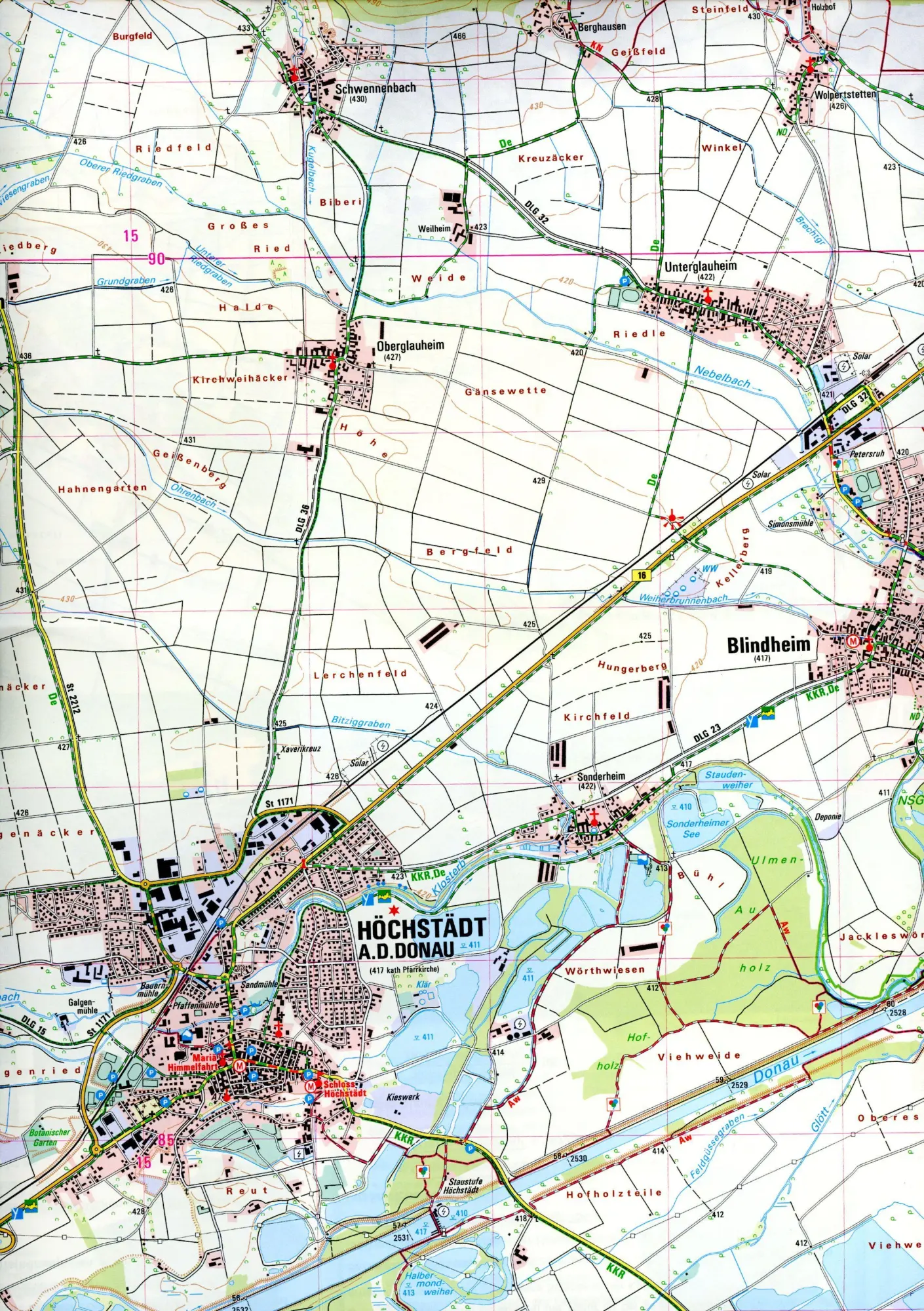 Bild: 9783899339550 | Dillingen a.d.Donau 1 : 25 000 | Digitalisierung | (Land-)Karte | 2022