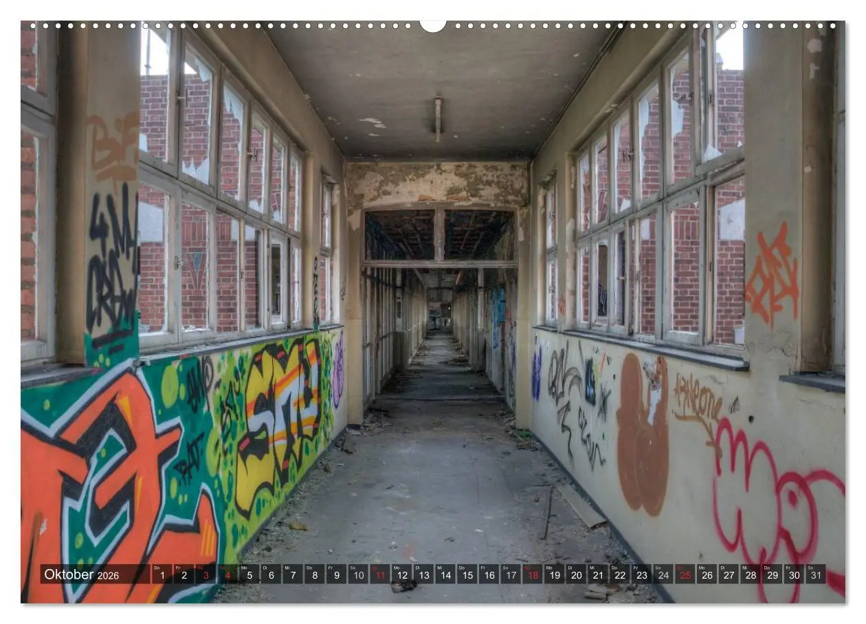Bild: 9783516189650 | Lost Places in Deutschland 2026 (hochwertiger Premium Wandkalender...