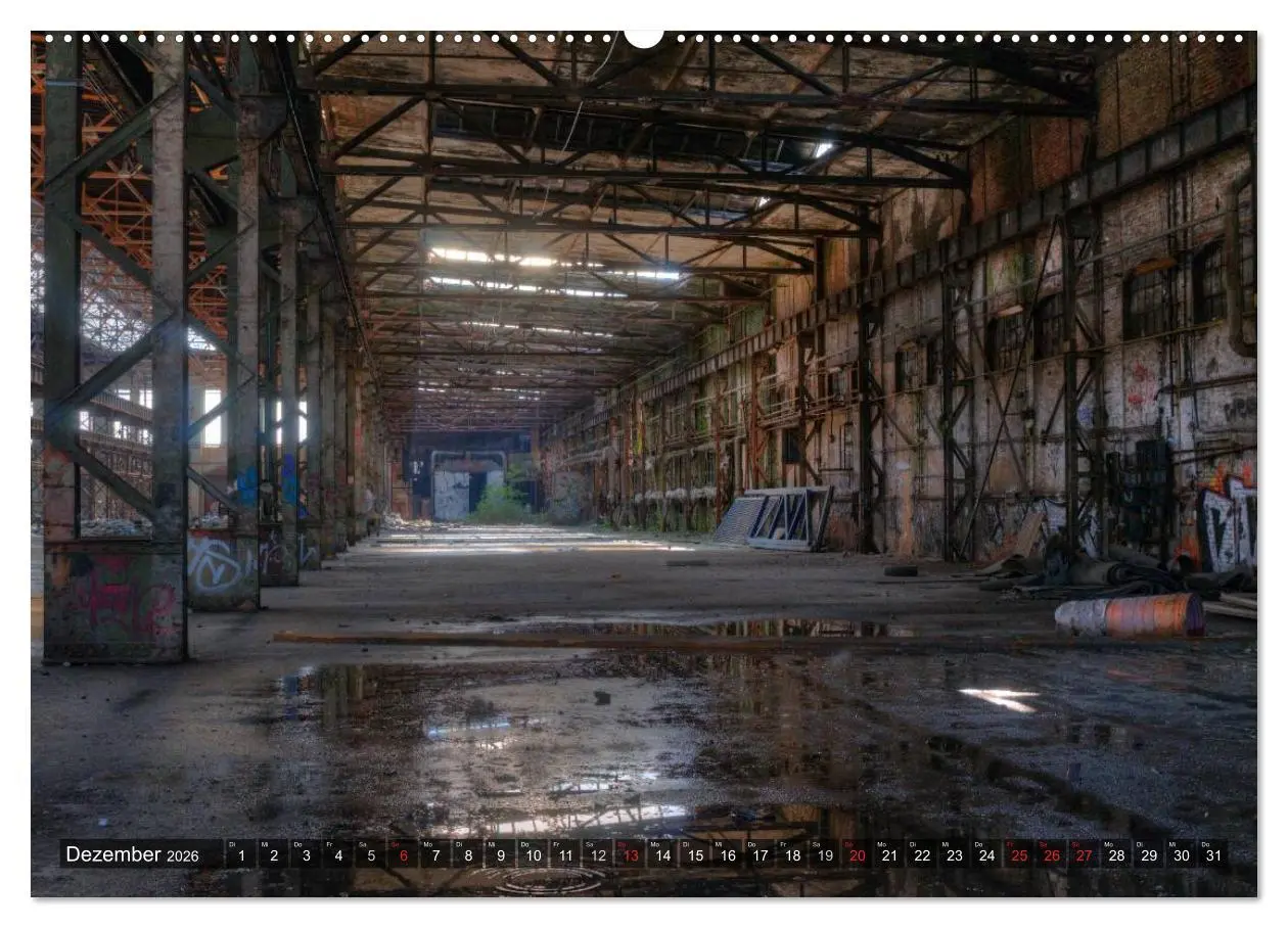 Bild: 9783516189650 | Lost Places in Deutschland 2026 (hochwertiger Premium Wandkalender...