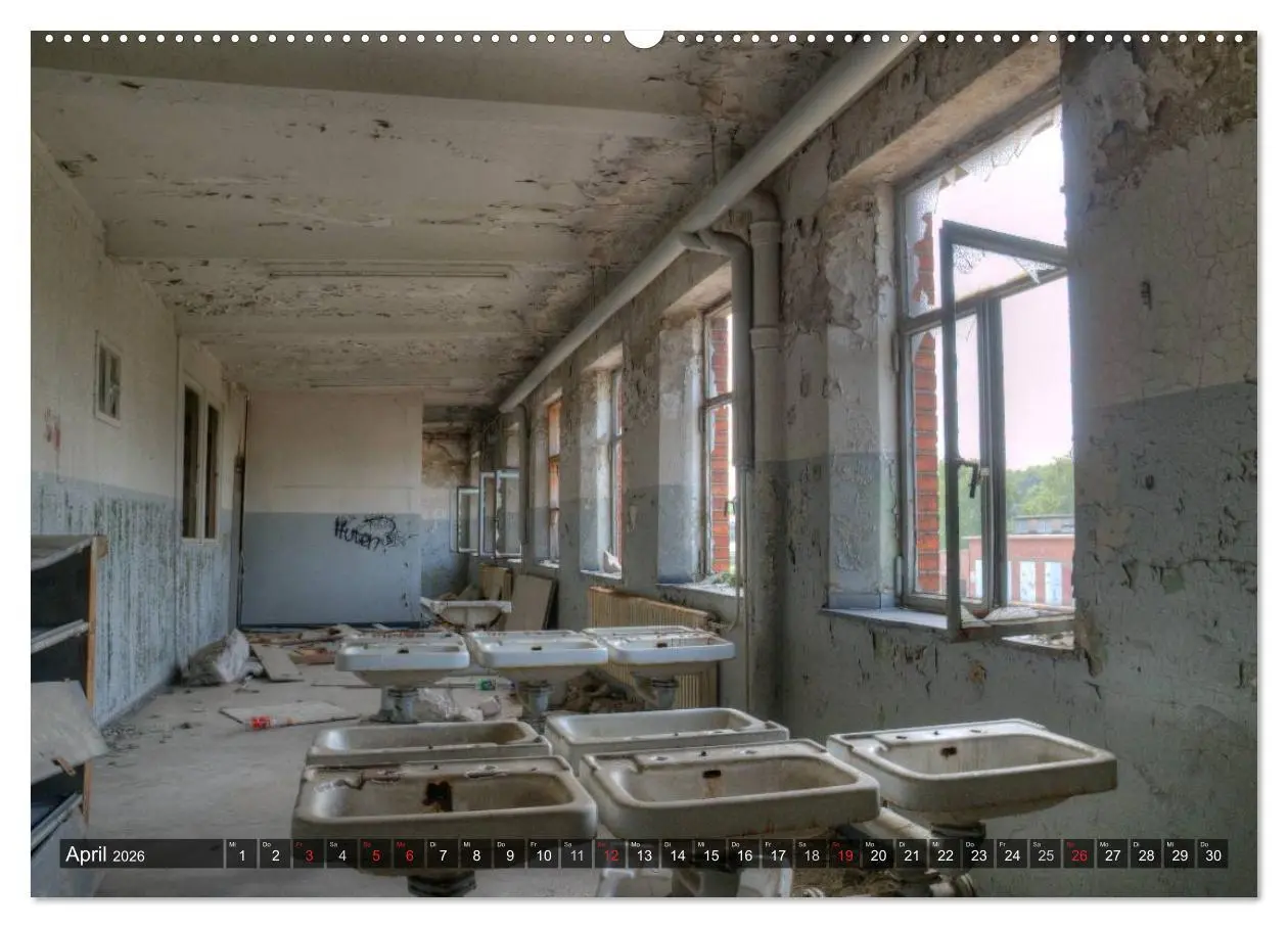 Bild: 9783516189650 | Lost Places in Deutschland 2026 (hochwertiger Premium Wandkalender...