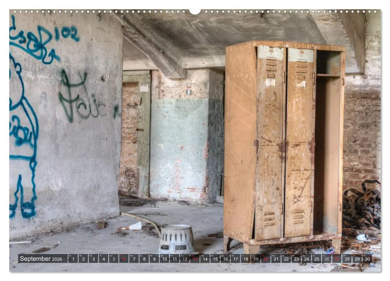 Bild: 9783516189650 | Lost Places in Deutschland 2026 (hochwertiger Premium Wandkalender...