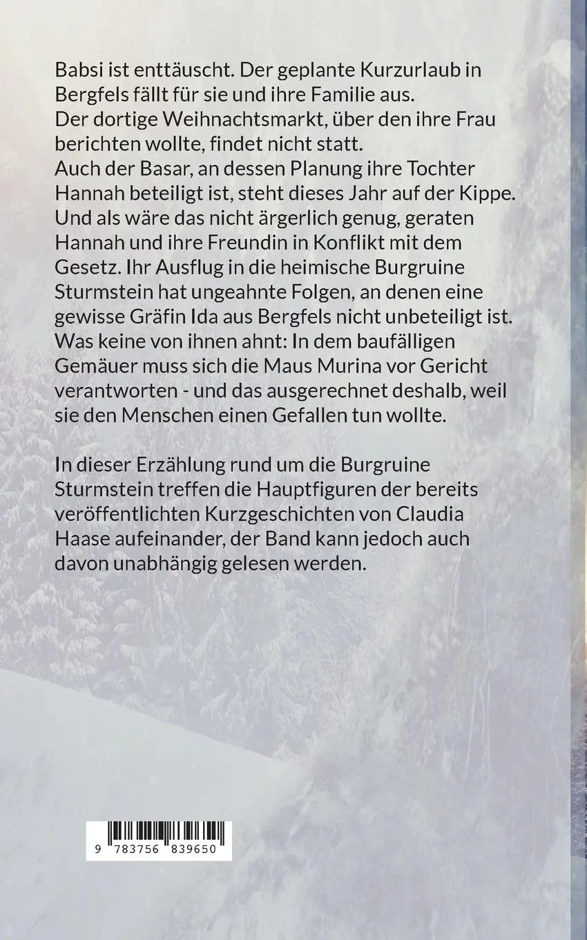 Rückseite: 9783756839650 | Rendezvous mit einer Burgruine | Claudia Haase | Taschenbuch | 96 S.