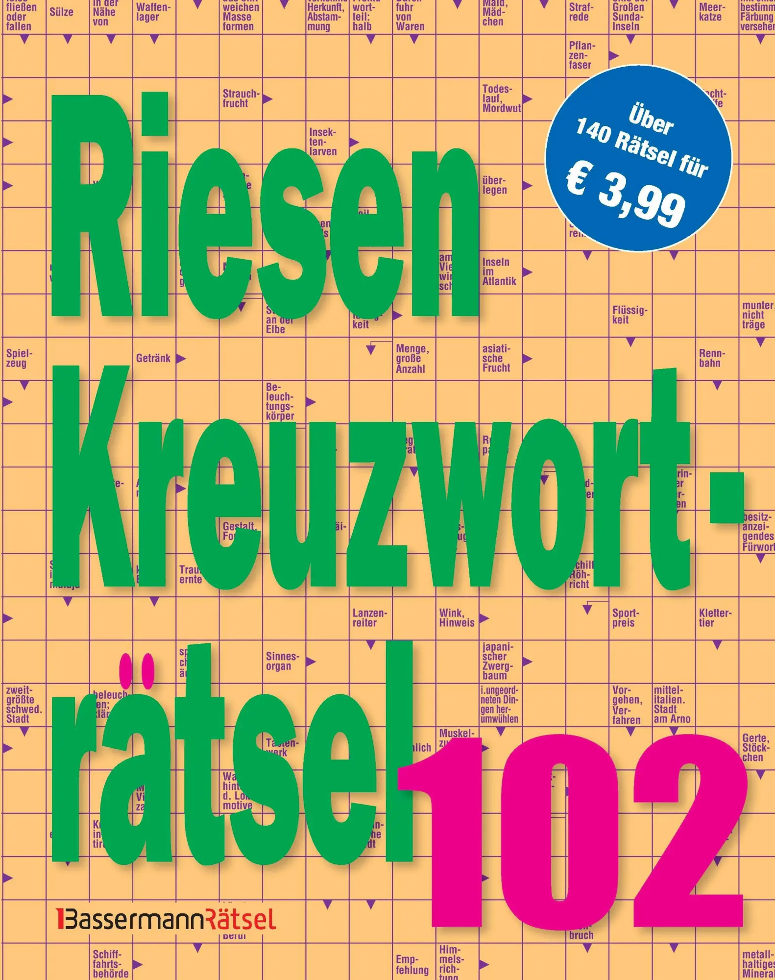 Krüger, Eberhard: Riesen-Kreuzworträtsel 102 (5 Exemplare à 3,99 EUR)
