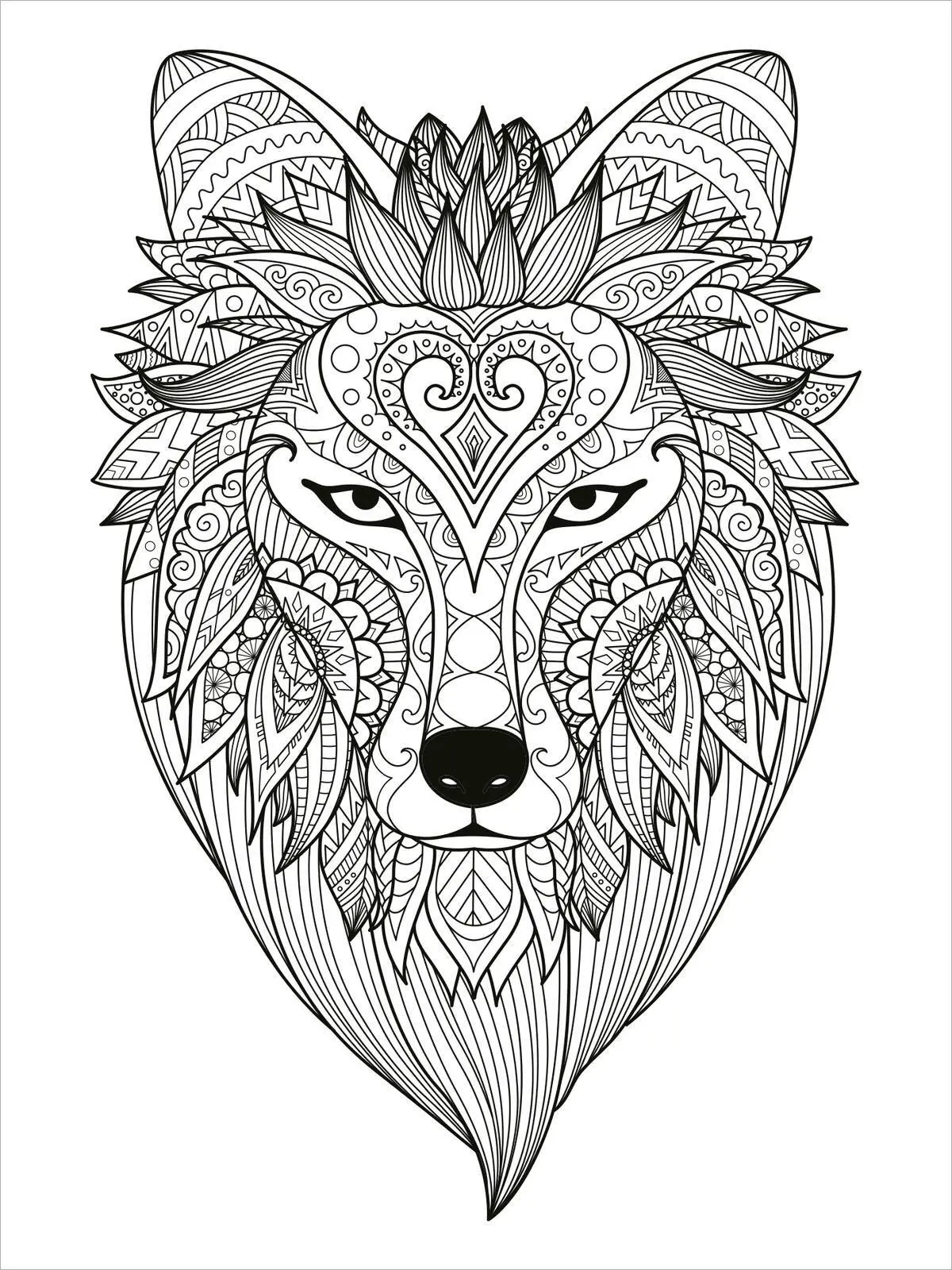 Bild: 9783845869650 | Mein Mandala-Tier-Malbuch - Wilde Tiere | 30 Malvorlagen | Taschenbuch