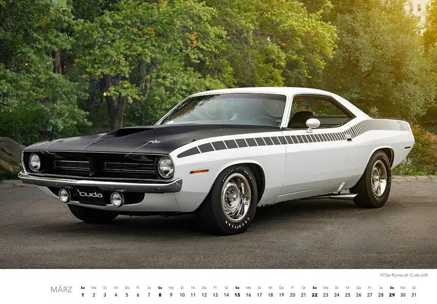 Bild: 9783966649650 | Muscle Cars Kalender 2026 | Kalender | 14 S. | Deutsch | 2026