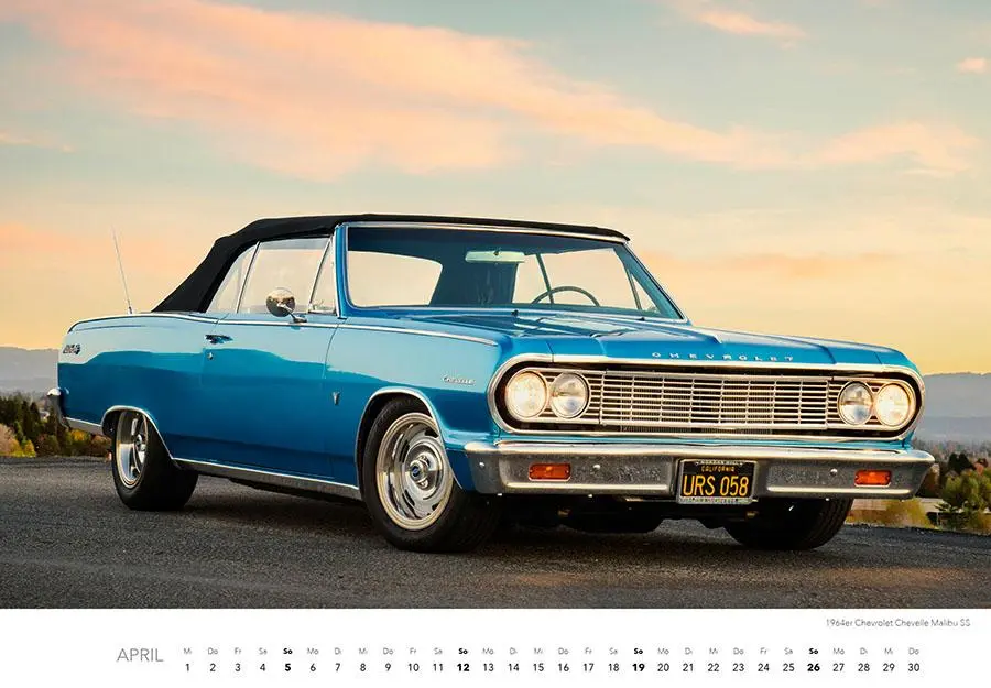 Bild: 9783966649650 | Muscle Cars Kalender 2026 | Kalender | 14 S. | Deutsch | 2026