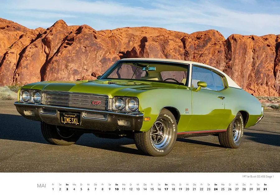Bild: 9783966649650 | Muscle Cars Kalender 2026 | Kalender | 14 S. | Deutsch | 2026