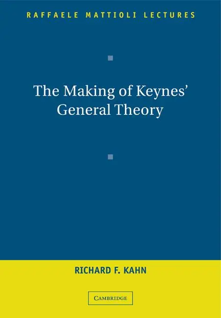 Cover: 9780521189750 | The Making of Keynes' General Theory | Richard F. Kahn | Taschenbuch