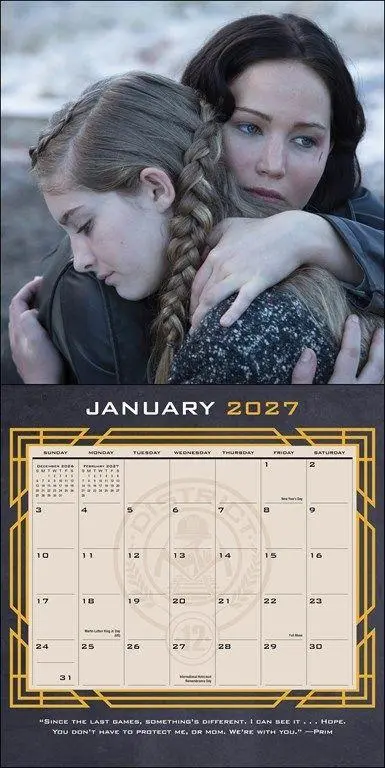 Bild: 9780789349750 | The World of Hunger Games - Die Tribute von Panem 2027 - Wandkalender