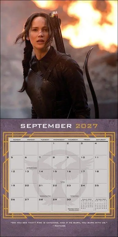Bild: 9780789349750 | The World of Hunger Games - Die Tribute von Panem 2027 - Wandkalender