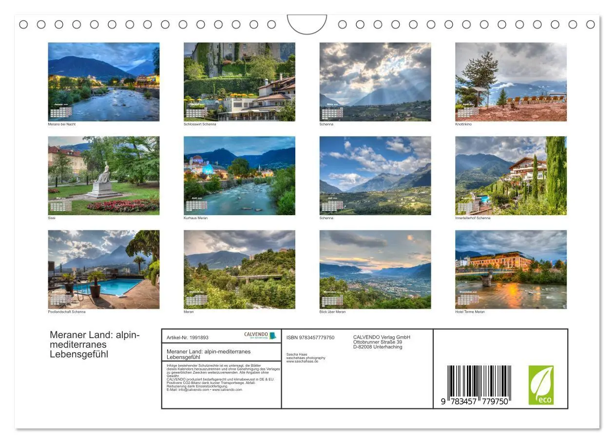Bild: 9783457779750 | Meraner Land: alpin-mediterranes Lebensgefühl (Wandkalender 2026...