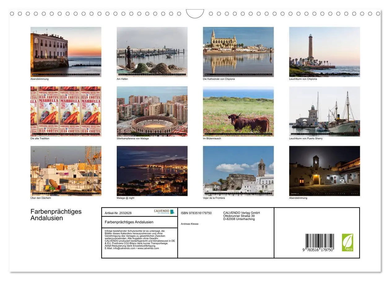Bild: 9783516179750 | Farbenprächtiges Andalusien (Wandkalender 2026 DIN A3 quer),...