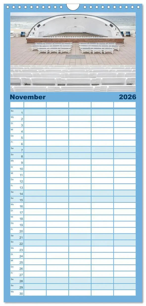 Bild: 9783516489750 | Familienplaner 2026 - Sylt süchtig mit 5 Spalten (Wandkalender, 21...