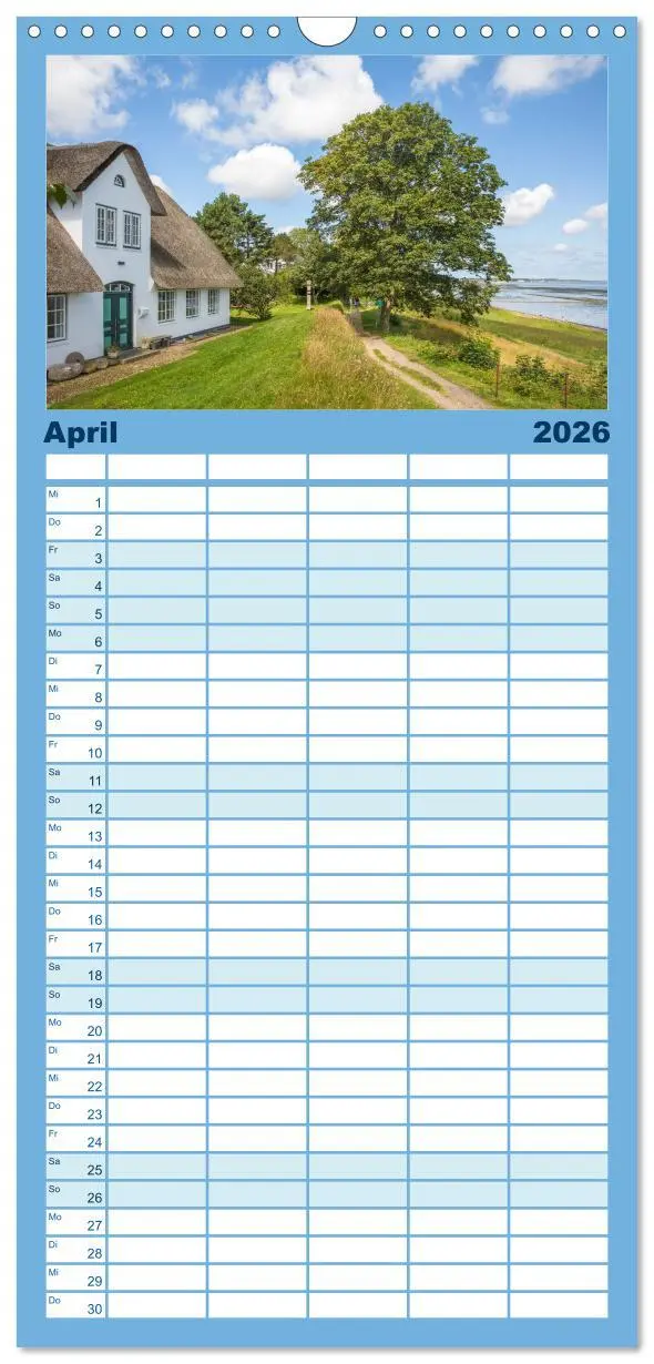Bild: 9783516489750 | Familienplaner 2026 - Sylt süchtig mit 5 Spalten (Wandkalender, 21...