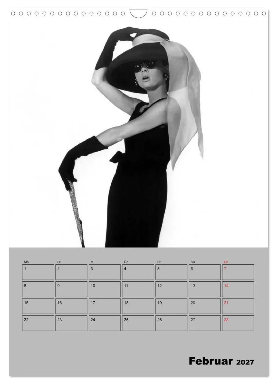Bild: 9783569959750 | Hollywood-Diva. Audrey Hepburn (Wandkalender 2027 DIN A3 hoch),...