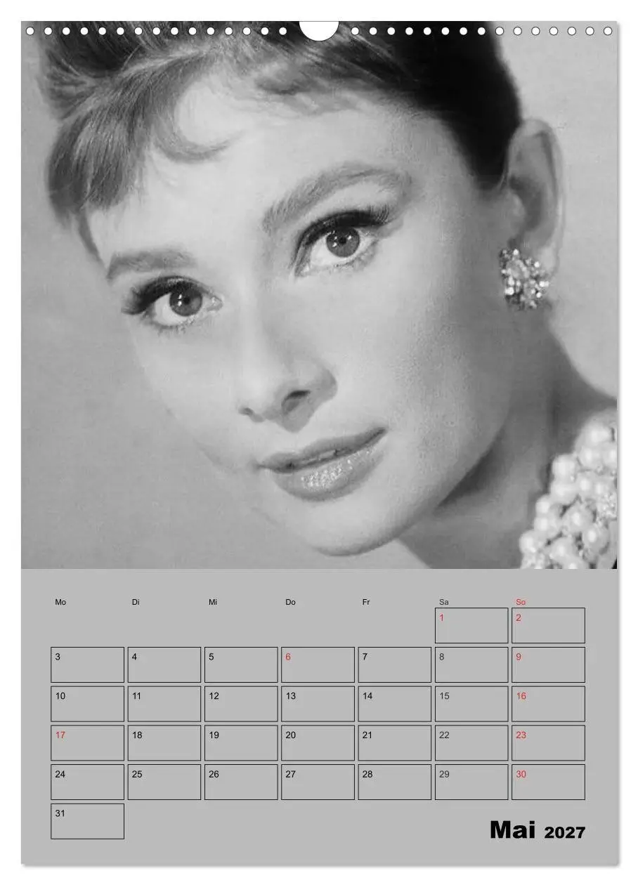 Bild: 9783569959750 | Hollywood-Diva. Audrey Hepburn (Wandkalender 2027 DIN A3 hoch),...