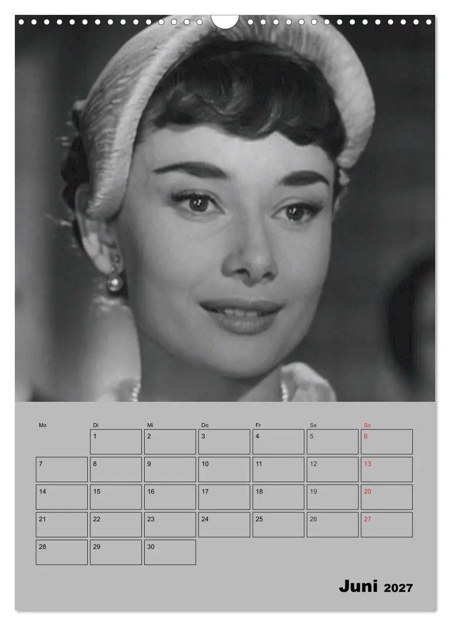 Bild: 9783569959750 | Hollywood-Diva. Audrey Hepburn (Wandkalender 2027 DIN A3 hoch),...