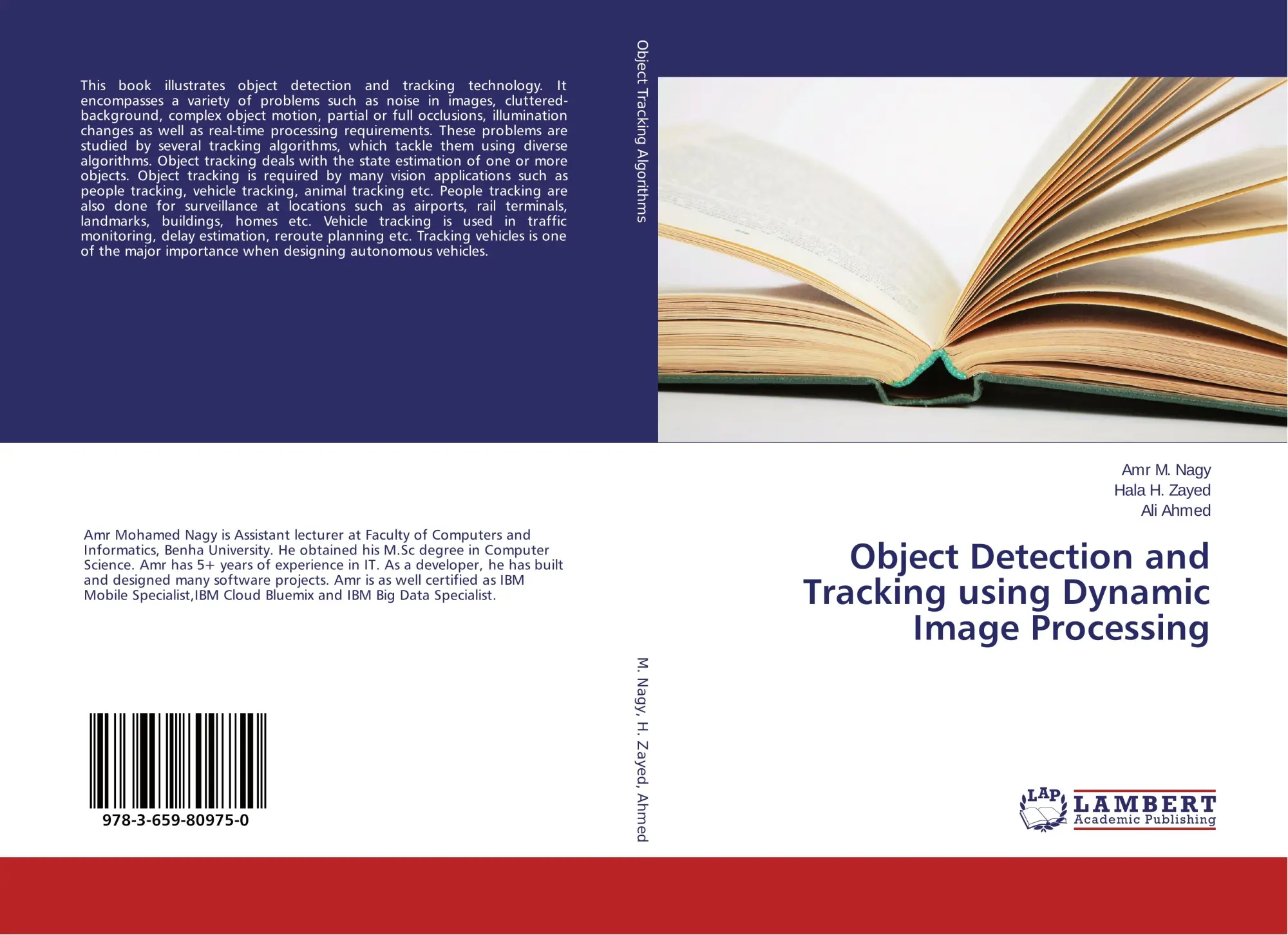 Cover: 9783659809750 | Object Detection and Tracking using Dynamic Image Processing | Buch