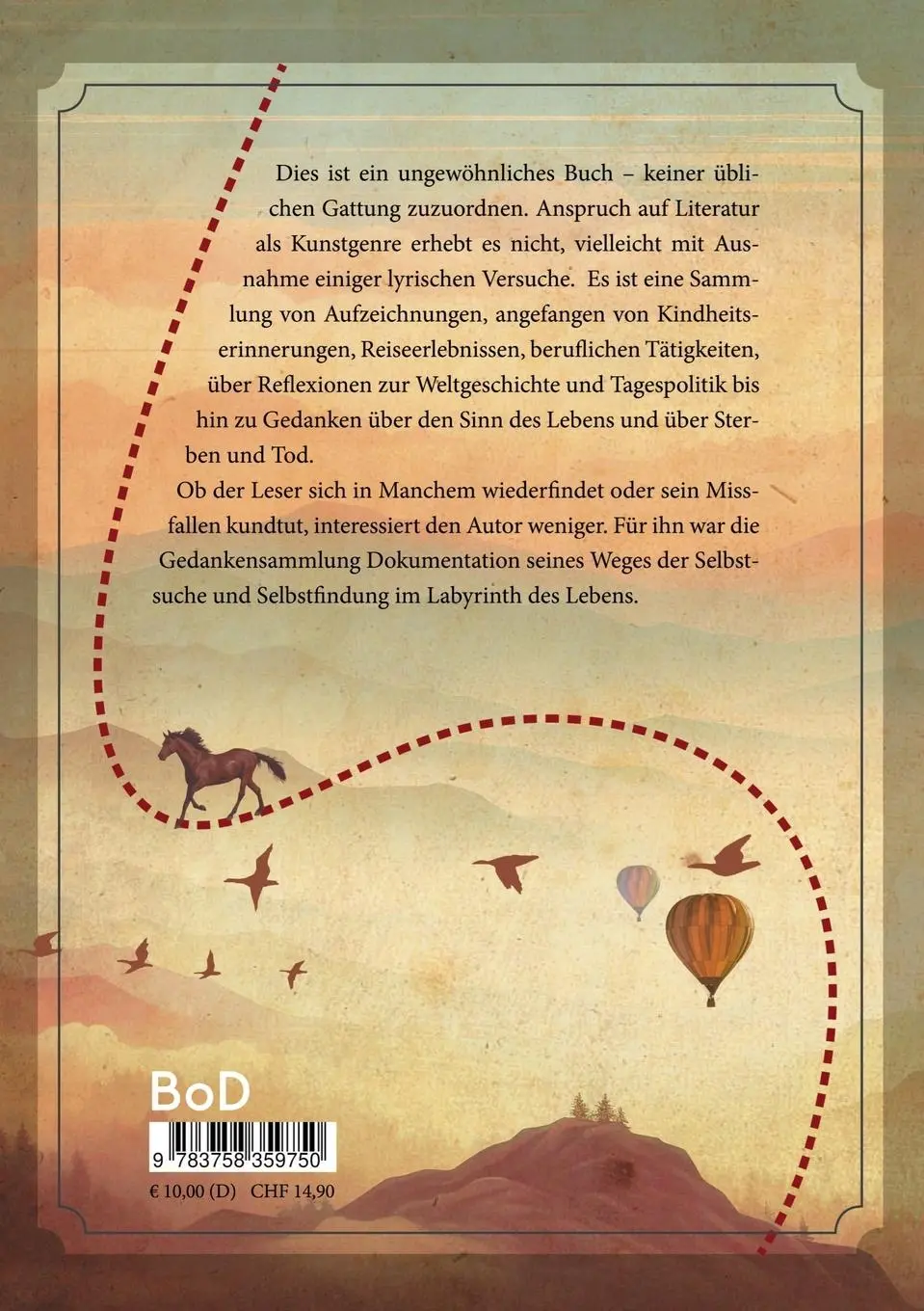 Rückseite: 9783758359750 | Unterwegs sein und ankommen | Ralf Bachmann | Taschenbuch | Paperback