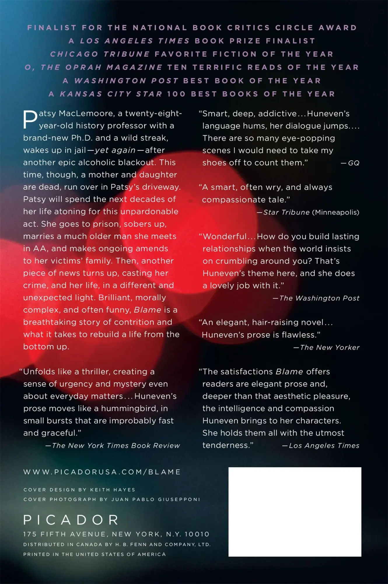 Rückseite: 9780312429850 | Blame | Michelle Huneven | Taschenbuch | Kartoniert / Broschiert