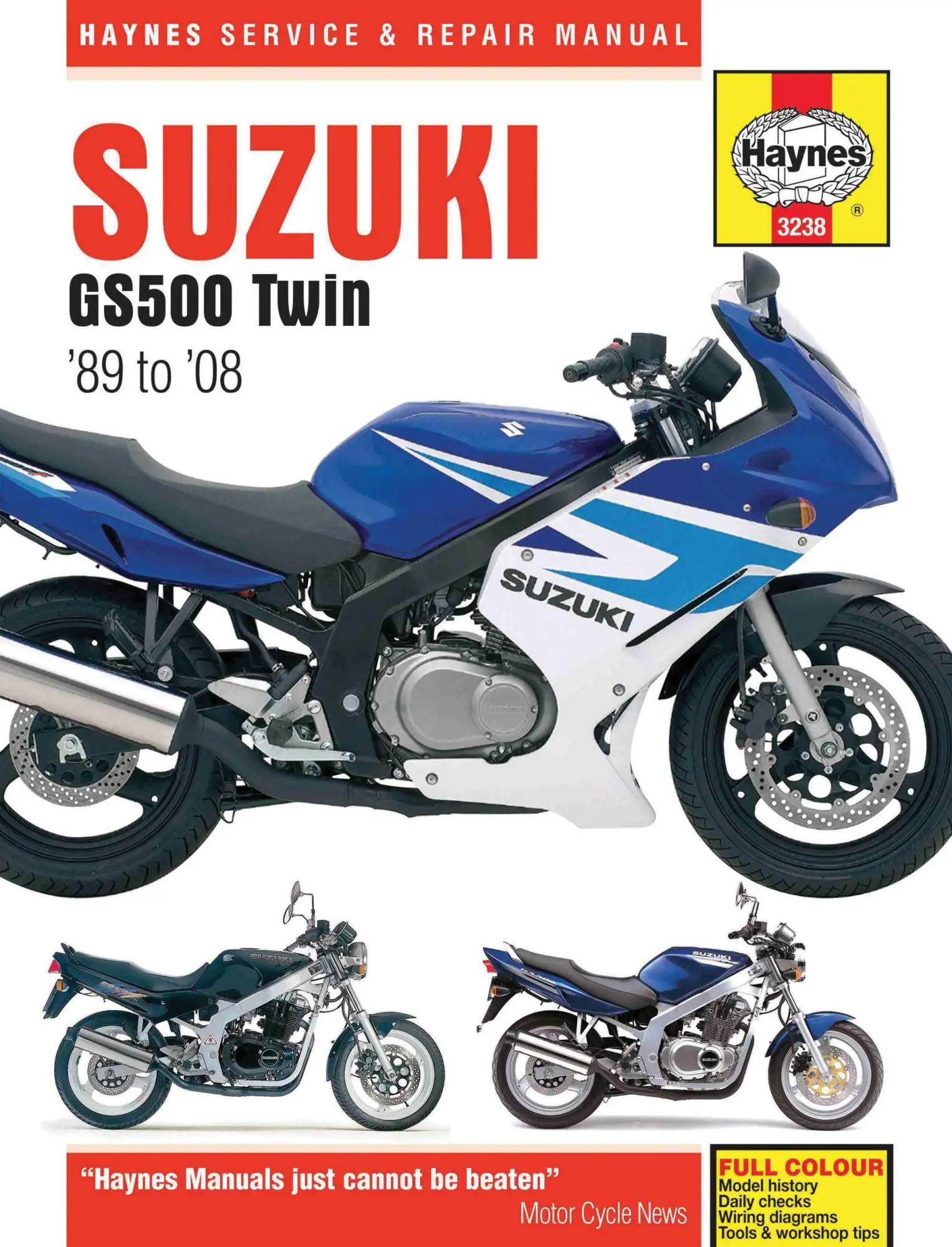 Cover: 9780857339850 | Suzuki GS500 Twin (89 - 08) Haynes Repair Manual | Haynes Publishing