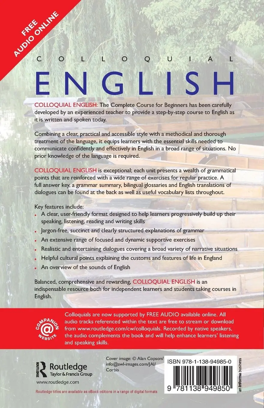 Rückseite: 9781138949850 | Colloquial English | The Complete Course for Beginners | Gareth King