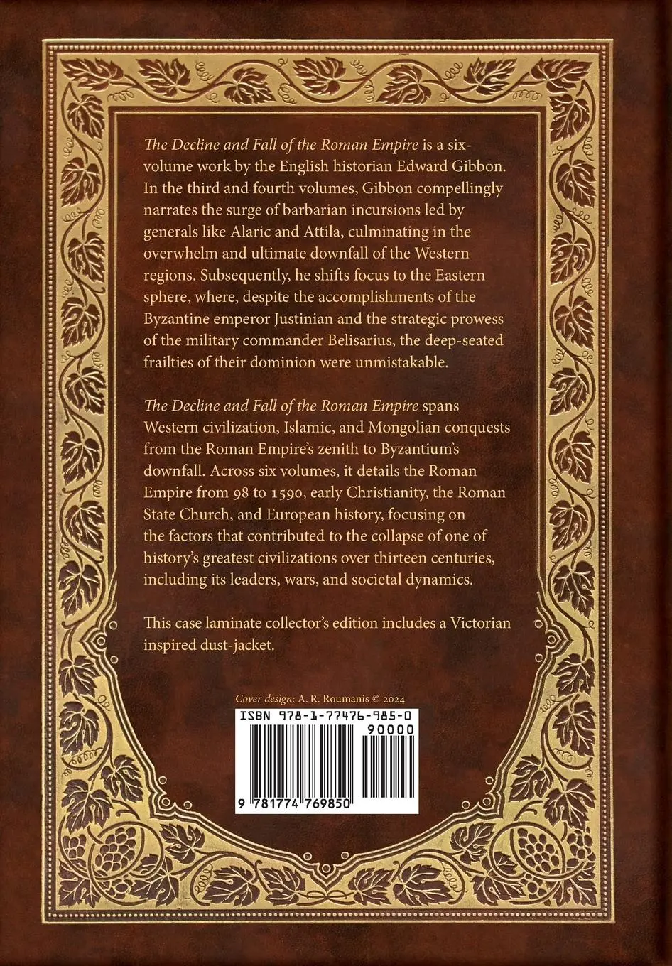 Rückseite: 9781774769850 | The Decline and Fall of the Roman Empire Vol 3 &amp; 4 (Royal...