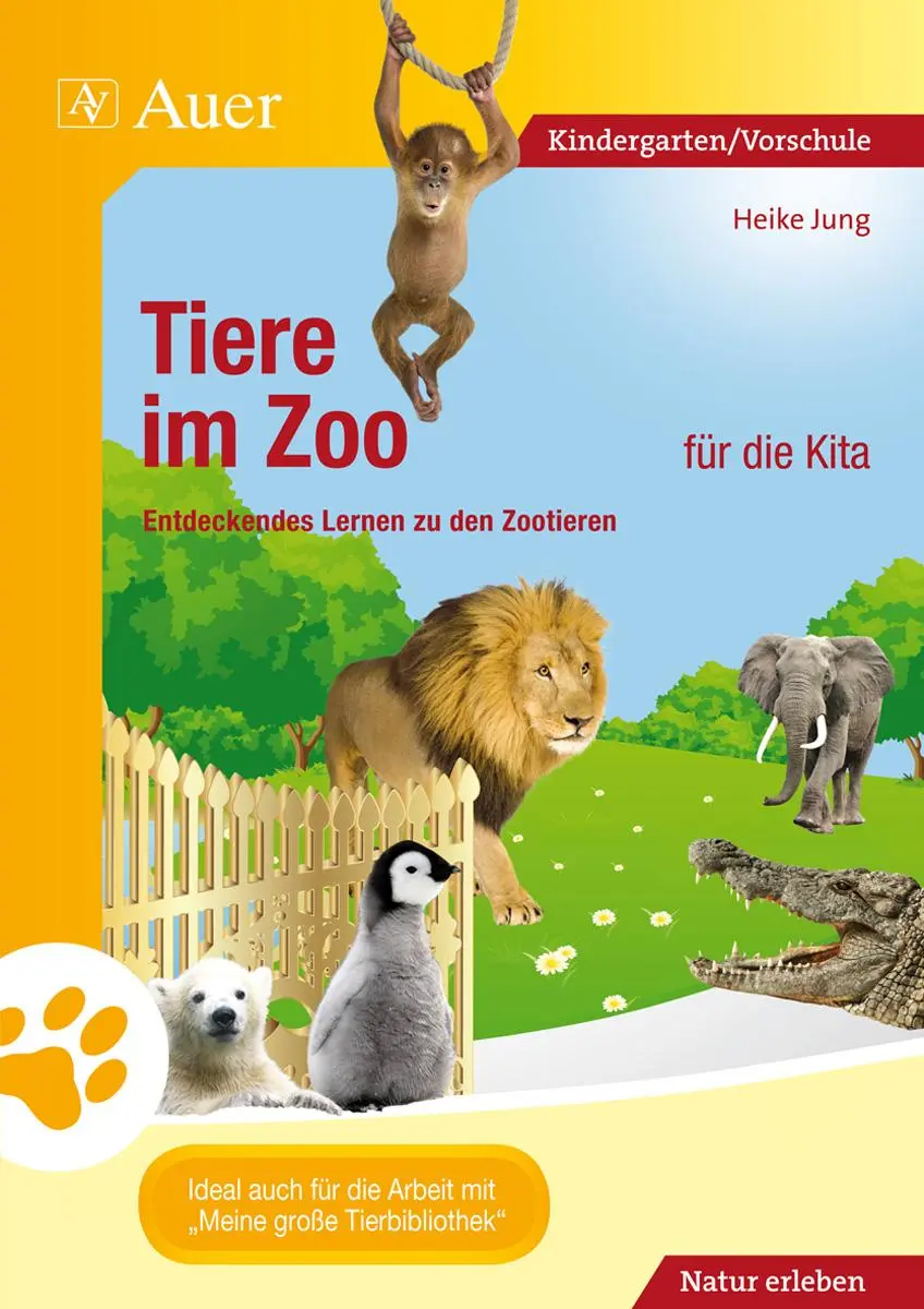 Cover: 9783403069850 | Tiere im Zoo für die Kita | Heike Jung | Broschüre | 52 S. | Deutsch