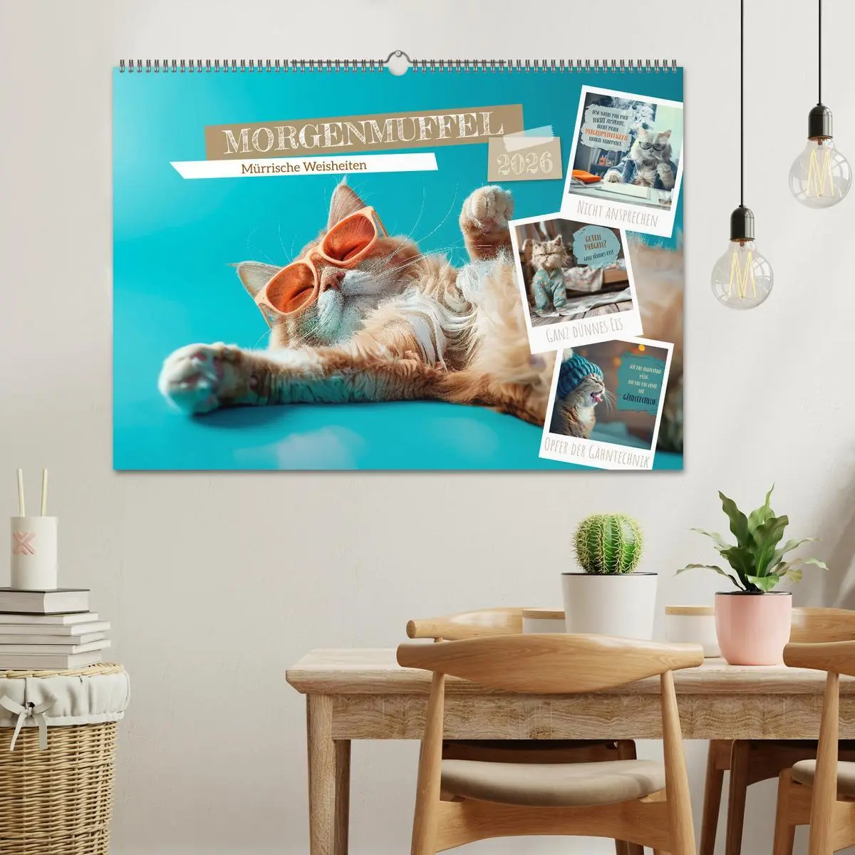 Bild: 9783457389850 | MORGENMUFFEL Mürrische Weisheiten (Wandkalender 2026 DIN A2 quer),...