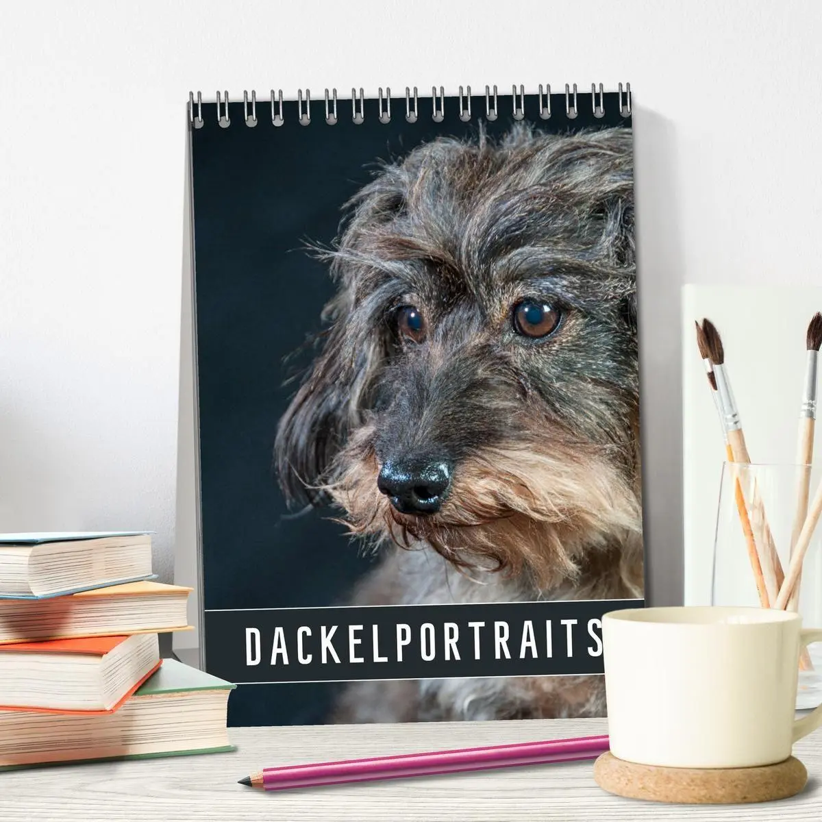 Bild: 9783569709850 | Dackelportraits (Tischkalender 2027 DIN A5 hoch), CALVENDO...