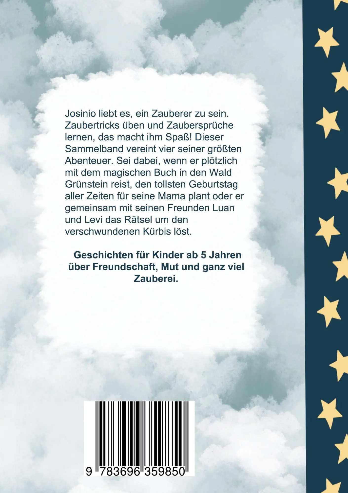 Rückseite: 9783696359850 | Josinios Abenteuer | Sammelband | Celine Kahl | Buch | Josinio | 2026