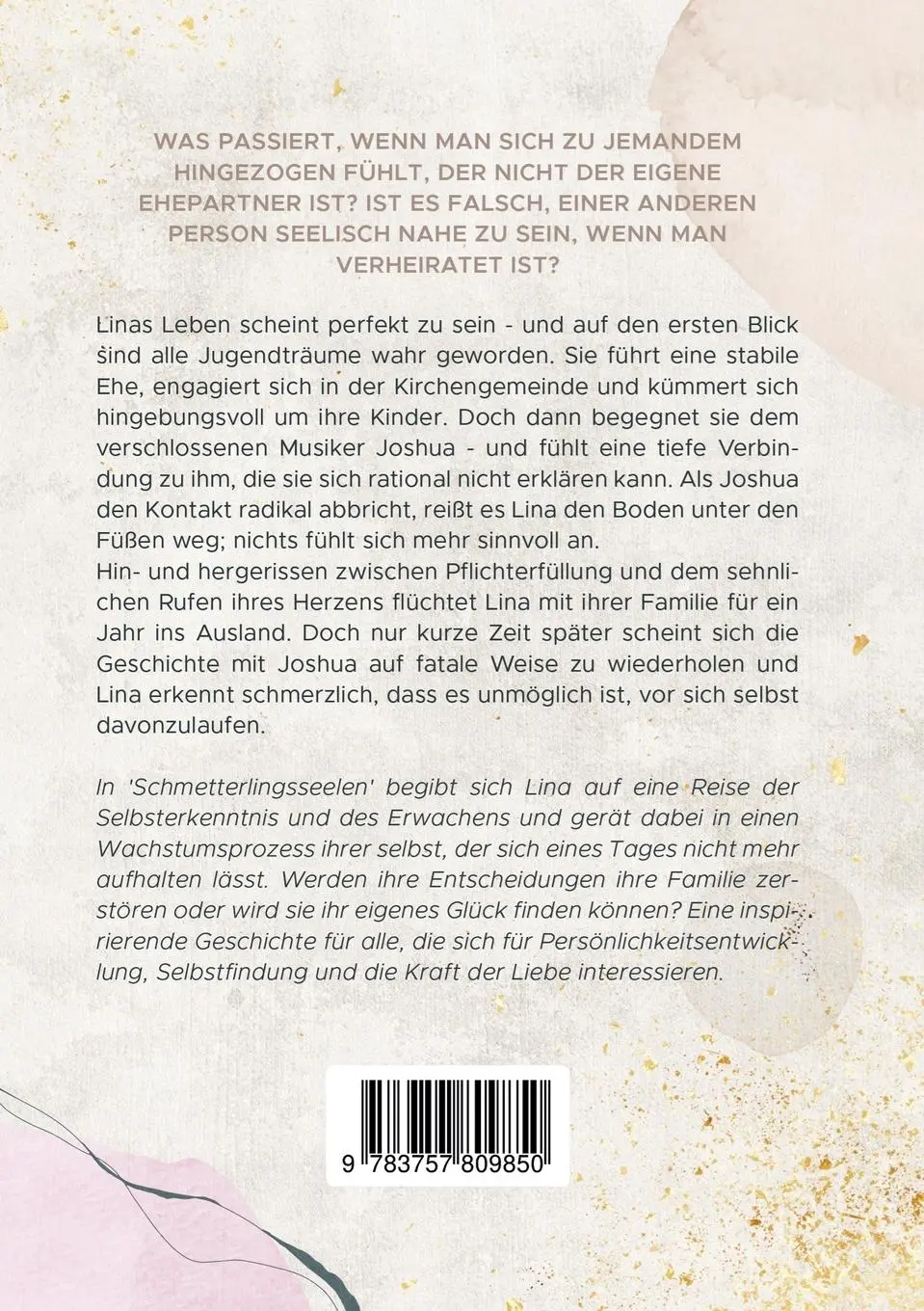 Rückseite: 9783757809850 | Schmetterlingsseelen | Christina Gerber | Taschenbuch | 284 S. | 2023