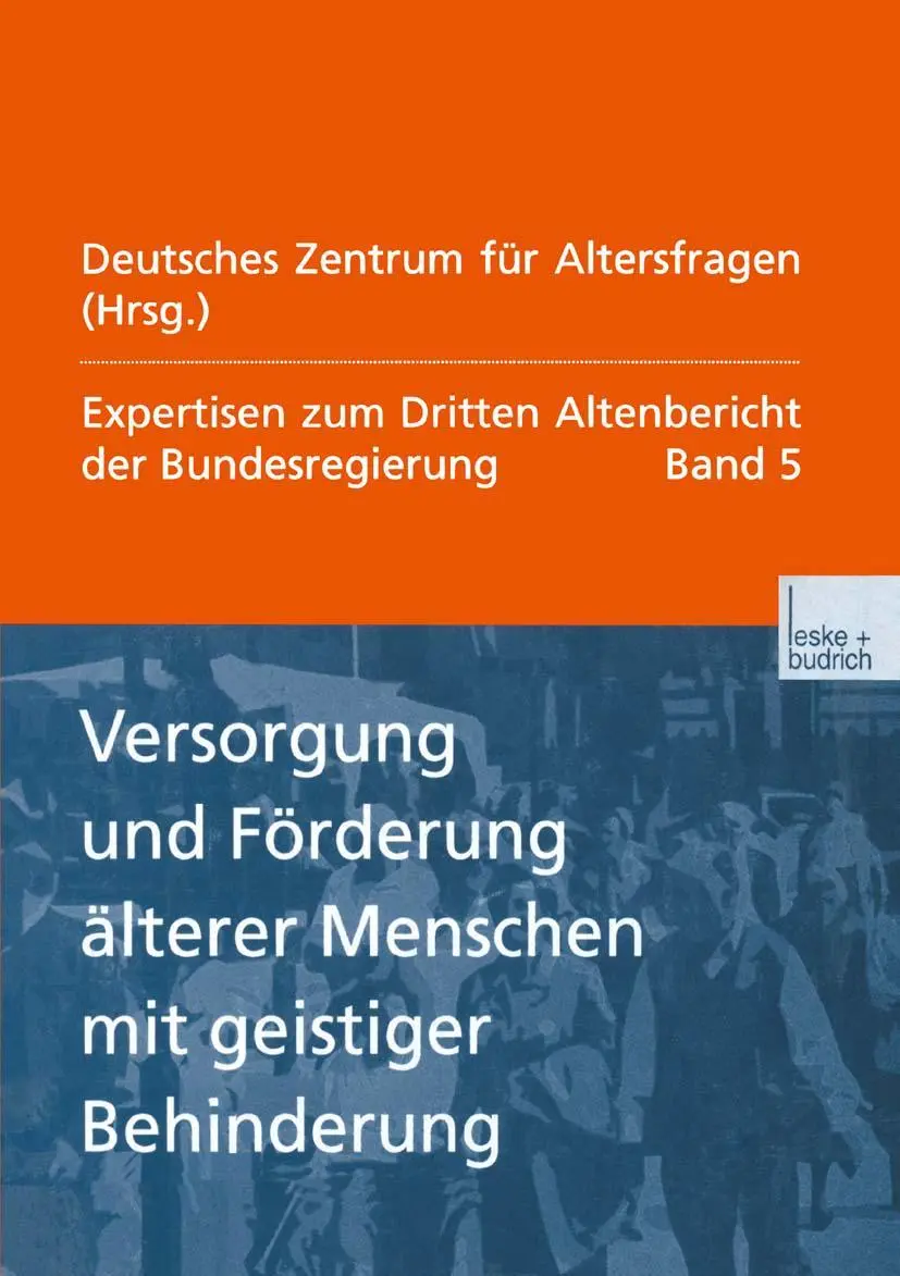 Cover: 9783810029850 | Versorgung und Förderung älterer Menschen mit geistiger Behinderung