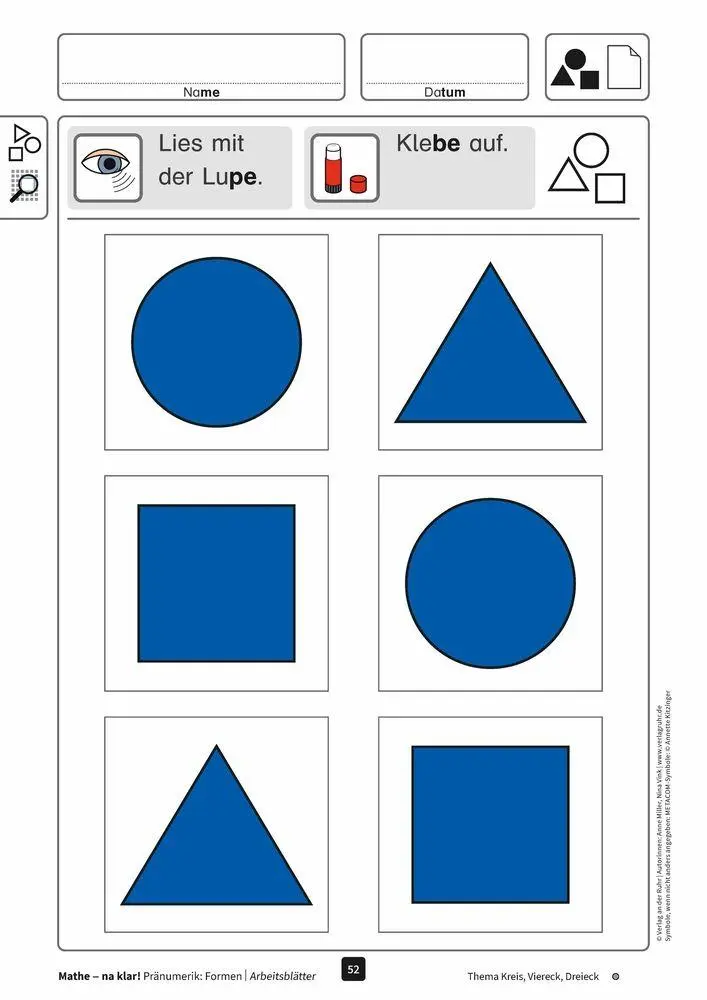 Bild: 9783834649850 | Mathe - na klar! Pränumerik: Formen | Nina Vink (u. a.) | Broschüre