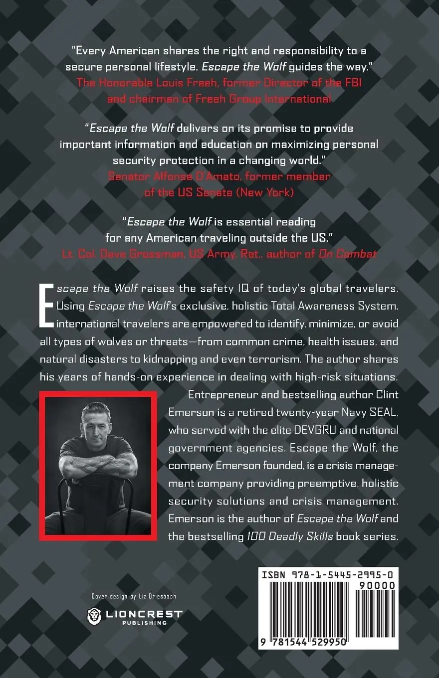 Rückseite: 9781544529950 | Escape the Wolf | Clint Emerson | Taschenbuch | Englisch | 2022