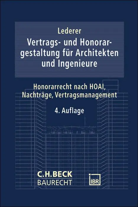 Cover: 9783406719950 | Vertrags- und Honorargestaltung für Architekten und Ingenieure | Buch