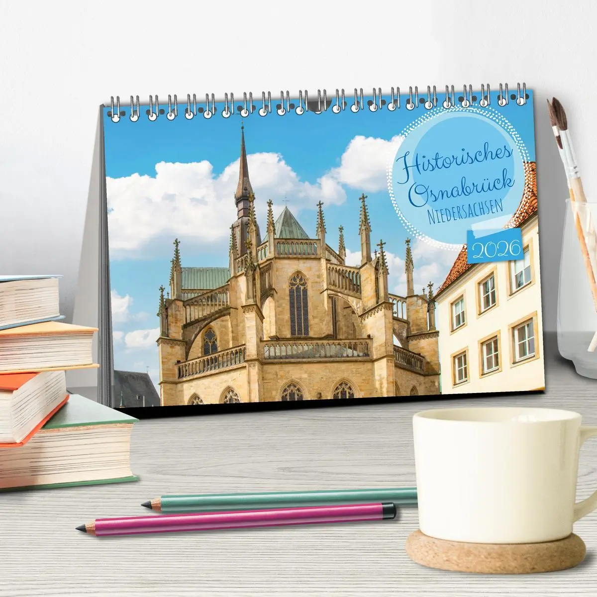 Bild: 9783457379950 | Historisches Osnabrück - Niedersachsen (Tischkalender 2026 DIN A5...