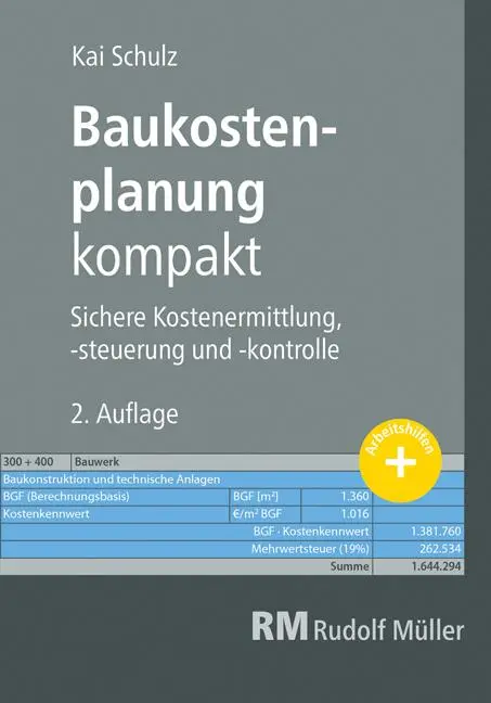 Cover: 9783481039950 | Baukostenplanung kompakt | Kai Schulz | Taschenbuch | 321 S. | Deutsch