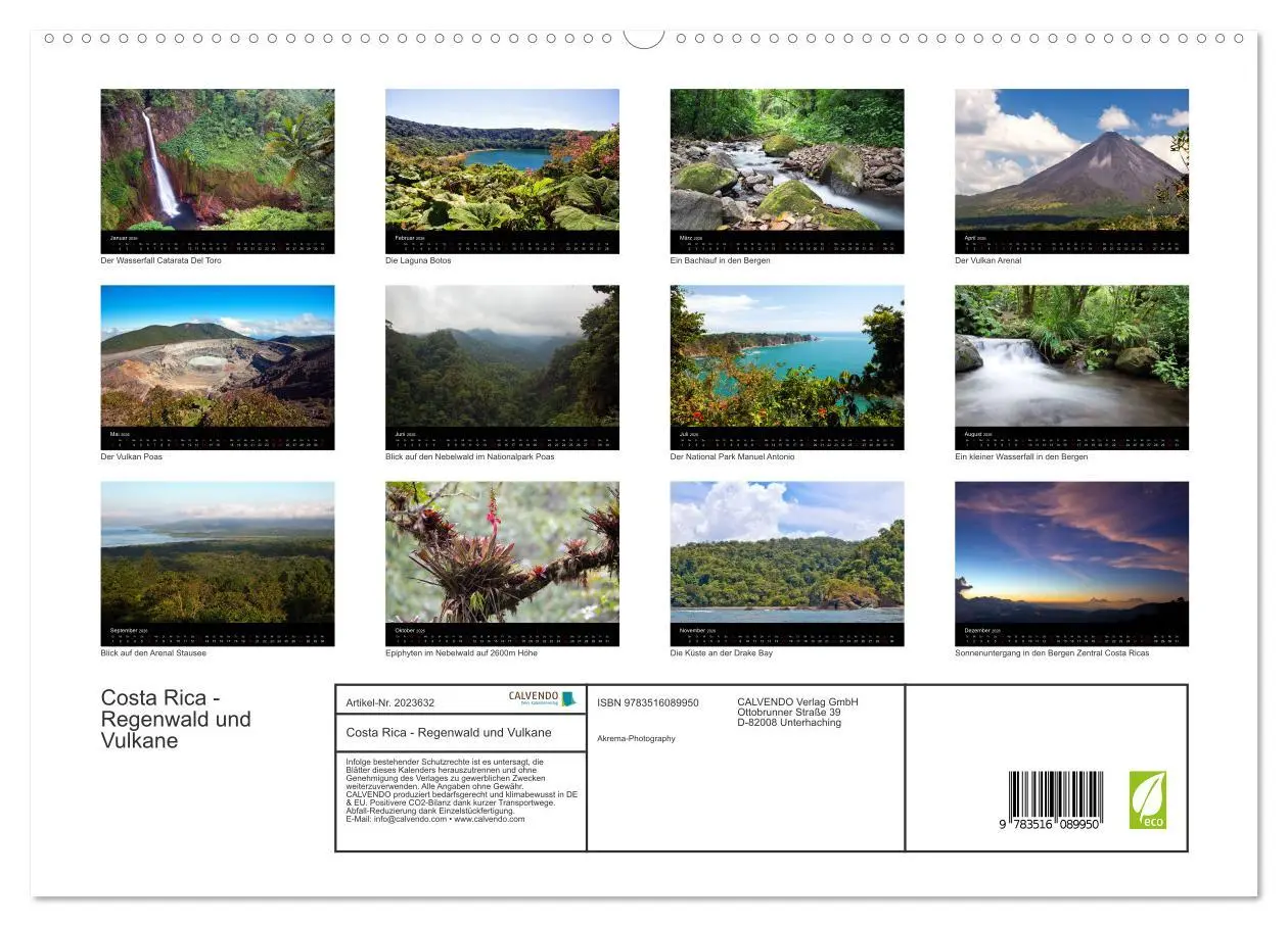 Bild: 9783516089950 | Costa Rica - Regenwald und Vulkane (hochwertiger Premium...