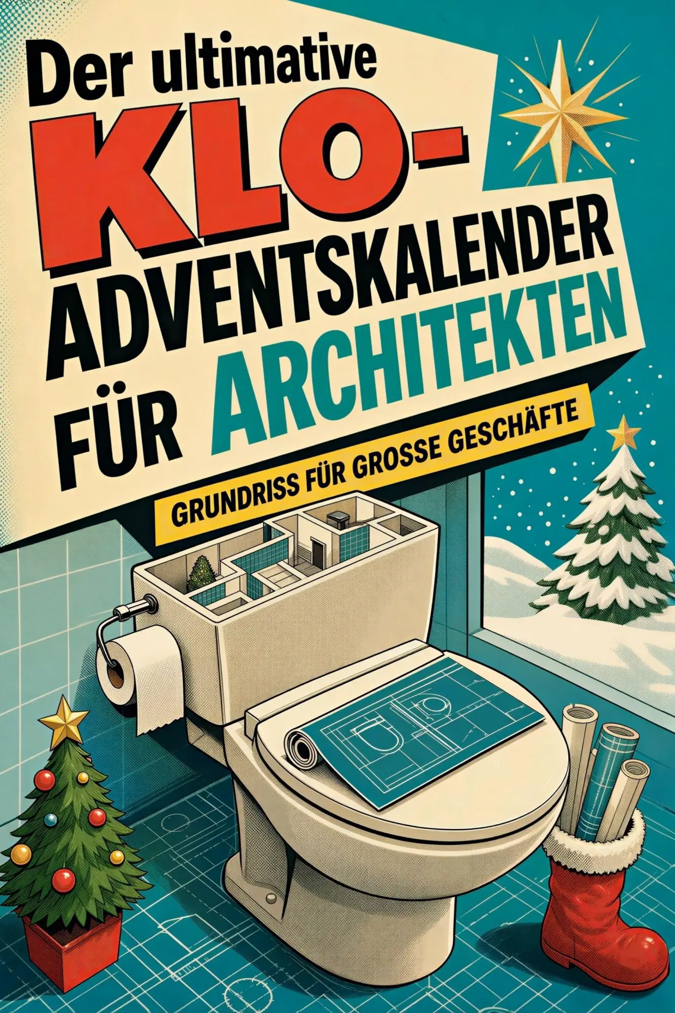 Cover: 9783696109950 | Der ultimative Klo-Adventskalender für Architekten | Sarah Werner
