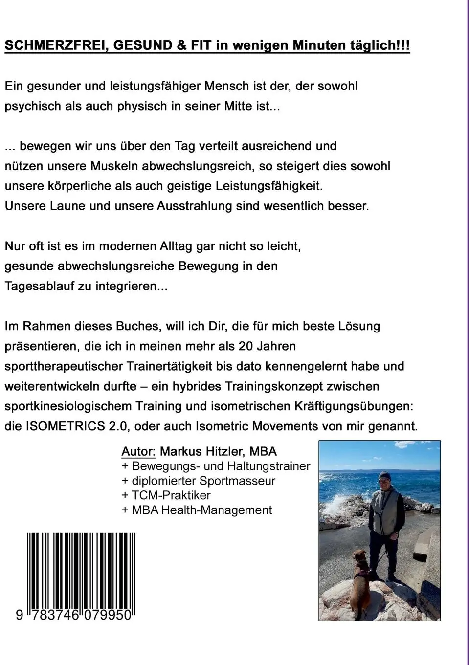 Rückseite: 9783746079950 | Isometrics 2.0 | Markus Hitzler | Taschenbuch | muscle:coaching | 2023
