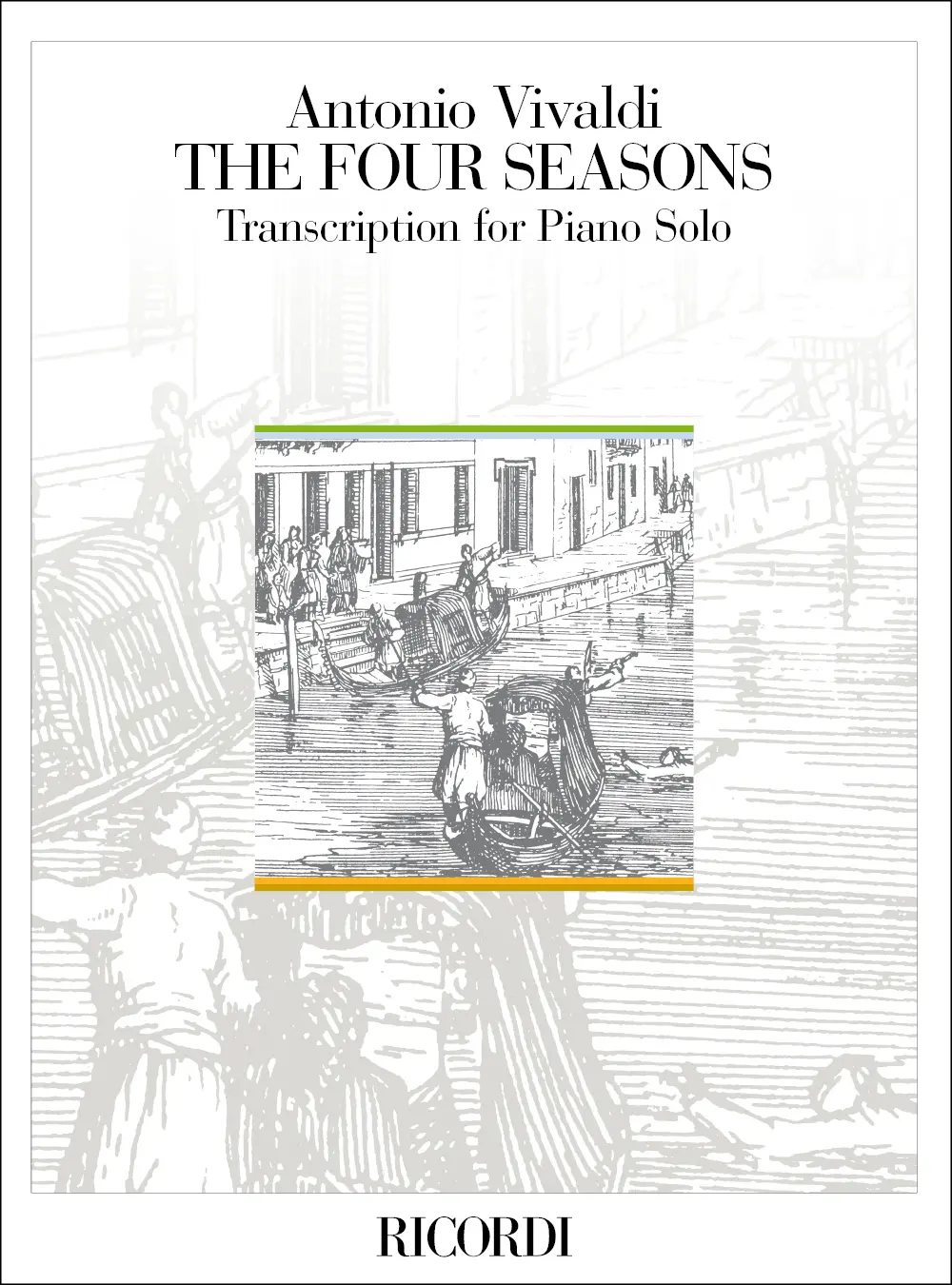 Cover: 9790041389950 | 4 Seasons Op.8 No.1 - 4 Piano Solo | RV 269 - 315 - 293 - 297 | Buch