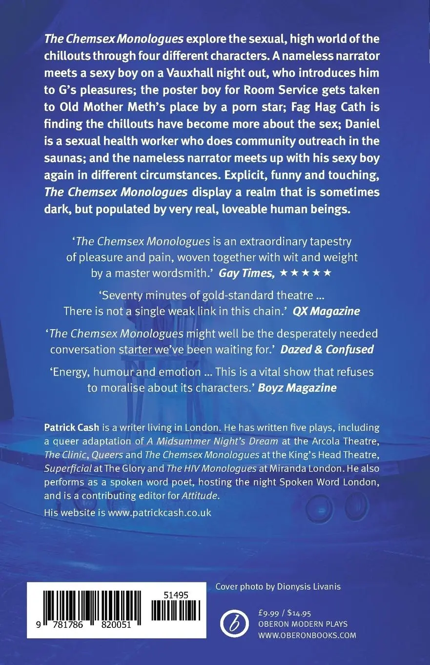 Rückseite: 9781786820051 | Chemsex Monologues | Patrick Cash | Taschenbuch | Englisch | 2018