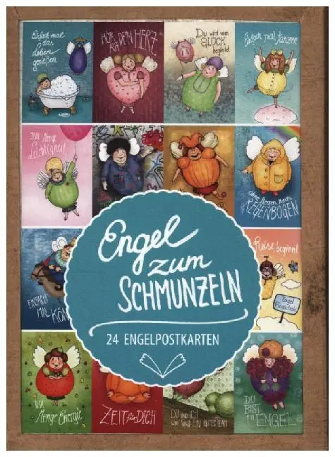 Cover: 9783038930051 | Engel zum Schmunzeln | 24 Engelpostkarten | Christina Zwittag | 2018
