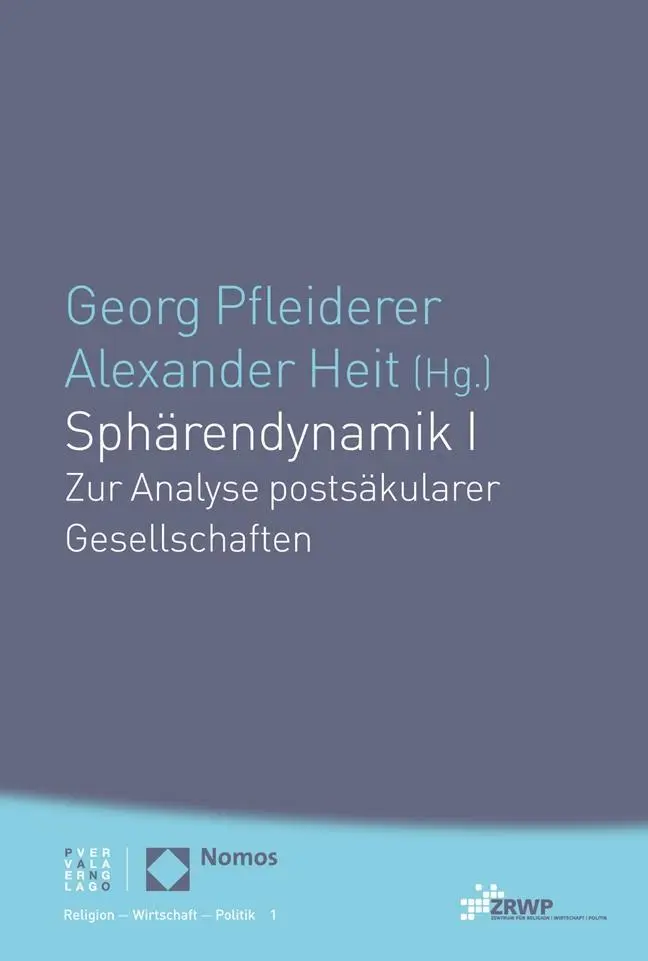 Cover: 9783290220051 | Sphärendynamik I | Georg Pfleiderer | Taschenbuch | 390 S. | Deutsch