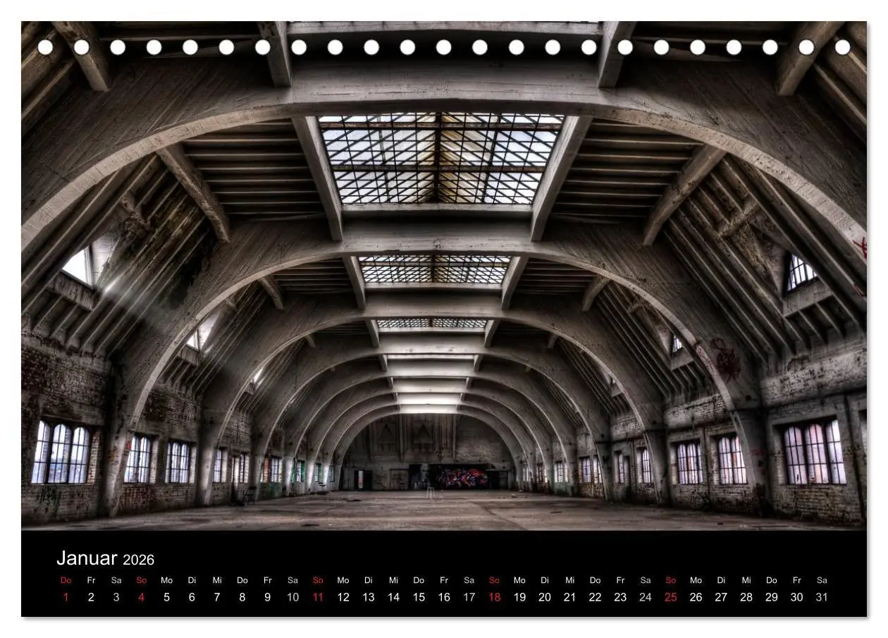 Bild: 9783516100051 | Lost Places - Verlassene Orte (Tischkalender 2026 DIN A5 quer),...