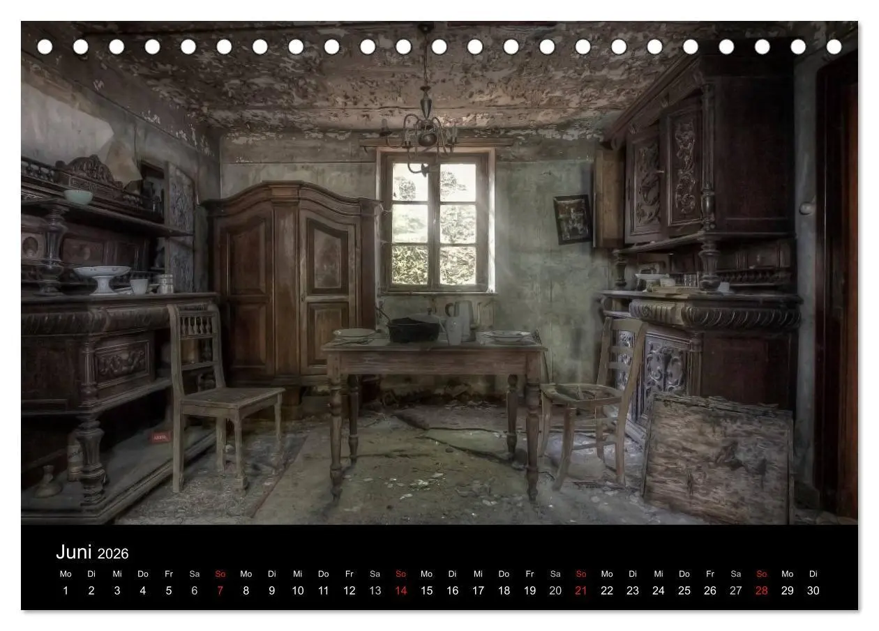 Bild: 9783516100051 | Lost Places - Verlassene Orte (Tischkalender 2026 DIN A5 quer),...