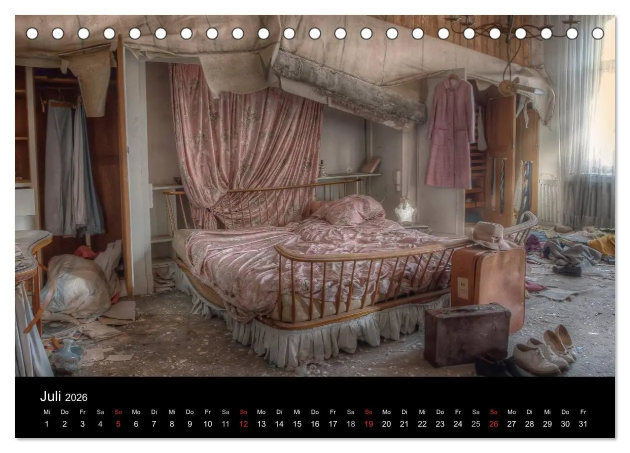 Bild: 9783516100051 | Lost Places - Verlassene Orte (Tischkalender 2026 DIN A5 quer),...